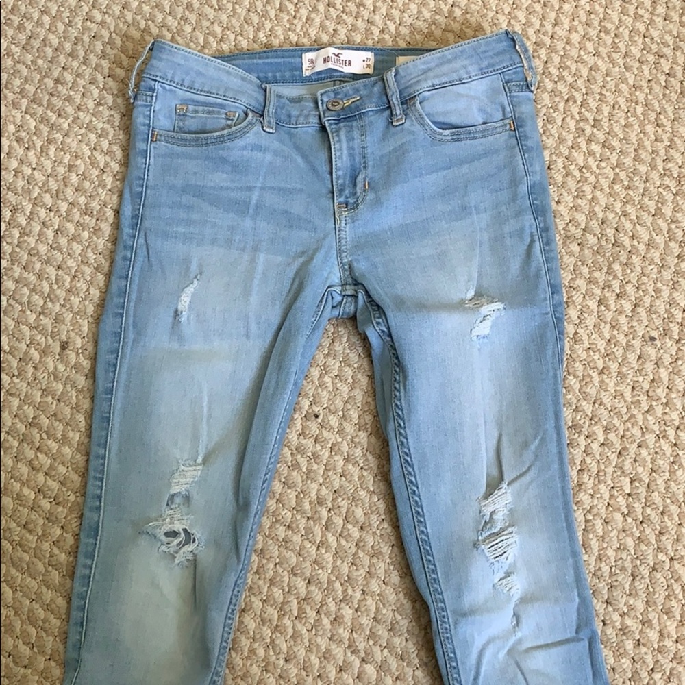 Hollister low rise super skinny jeans
